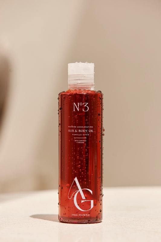N˚3 ⏐ SUN & BODY OIL - AFTERGLOW MILANO AU AFTERGLOW MILANO AU Coco Vanilla AFTERGLOW MILANO AU tanning oil